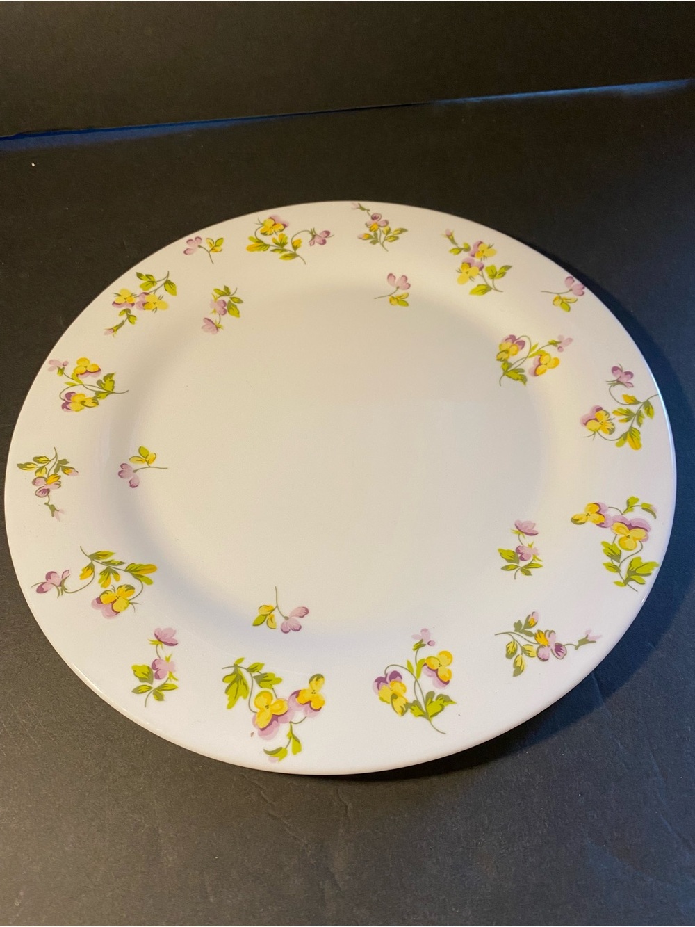 Martha Stewart Everyday Floral “France” Dinner Plate - Great for Plate Wall